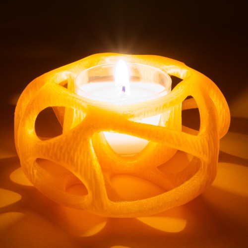 Tealight holder coral