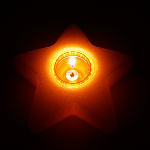 Tealight holder star